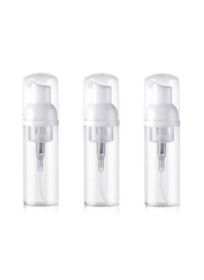ericotry 3Pcs Empty Refillable Clear Plastic Foamer Bottle Pump Travel Size Foaming Dispenser Cosmetic Makeup Packaging Bottles Container For Liquid On Kitchen And Bathroom Countertops Size 60Ml/2Oz  - Image 2
