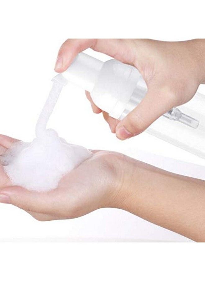 ericotry 3Pcs Empty Refillable Clear Plastic Foamer Bottle Pump Travel Size Foaming Dispenser Cosmetic Makeup Packaging Bottles Container For Liquid On Kitchen And Bathroom Countertops Size 60Ml/2Oz  - Image 4