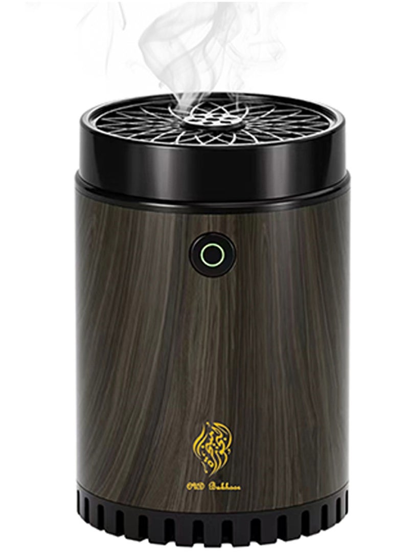 Telawah New model - (wooden) USB, Type-C power rechargeable incense burner, household Arabic bakhoor incense burner - Image 1