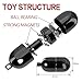 D.G.PLAYER DG PLAYER Fidget Toys Adults Premium Capsules Metal Magnetic Fidget Slider Cliker Spin Push Wear as Pendant Ultimate Stress Relief Focus Enhancer for Busy HandsBlack - Image 4