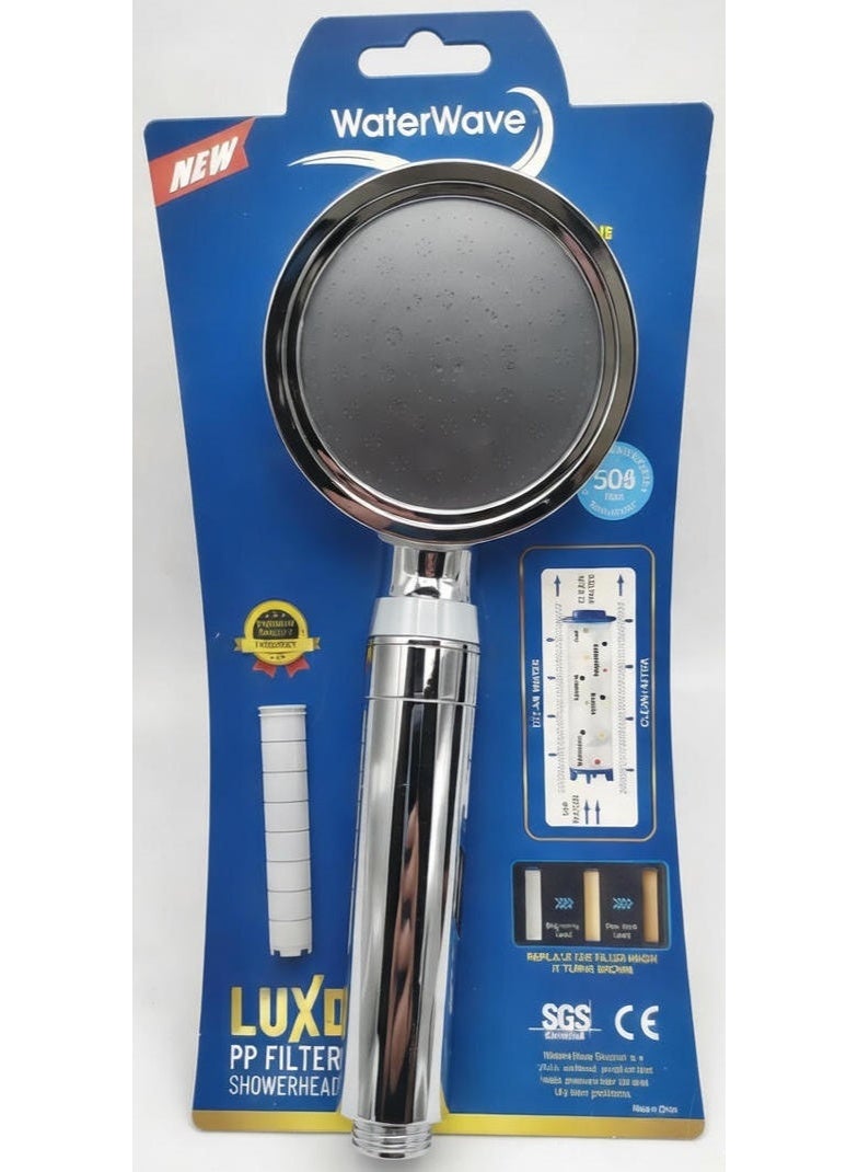 PP Filter Shower Head Chrome