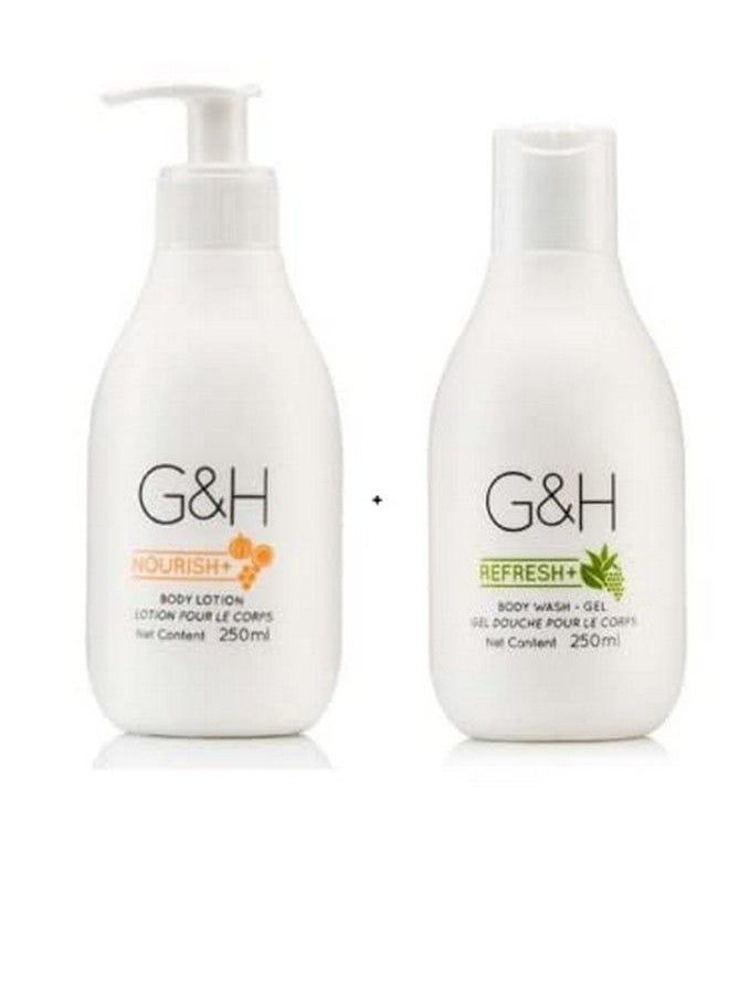 Amway مجموعة لوشن وجل غسول للجسم Refresh+ من G&H بحجم 250 مل  - Image 2