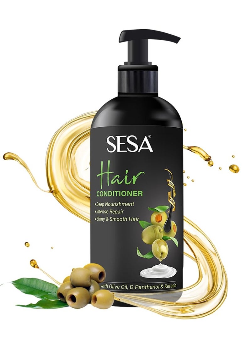 سيسا بلسم الشعر للشعر الجاف والمجعّد للشعر الجاف والمجعد ترطيب عميق للشعر وتغذيته بنعومة ولمعان - 300 مل - Image 1