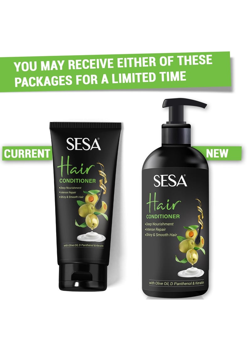 سيسا بلسم الشعر للشعر الجاف والمجعّد للشعر الجاف والمجعد ترطيب عميق للشعر وتغذيته بنعومة ولمعان - 300 مل - Image 5