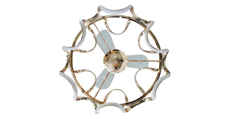 Aera Designer Fans Aera Avant24 Rose Gold Ceiling Fan with Remote Control Noiseless 28W DC Motor 120W LED Light 3 ABS Fan Blades Premium Ceiling Fan Designer Fan for Home  - Image 2