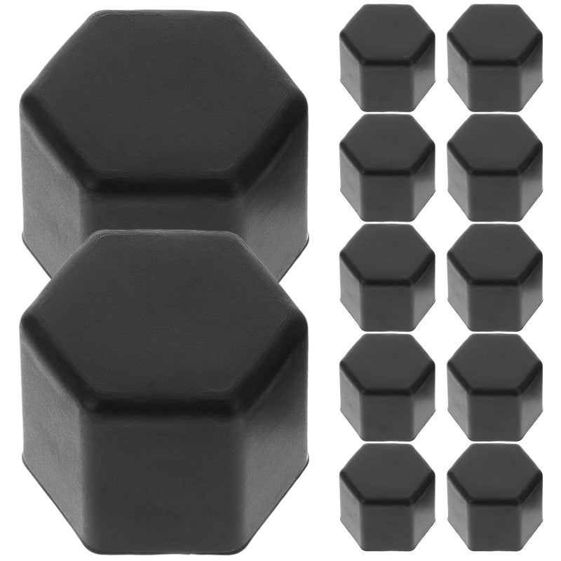 20pcs Black Wheel Lug Nut Covers Replaceable Auto Tire Hub Cap Universal Antirust Dustproof Protection For Car Wheel Hub Accessories - Image 2