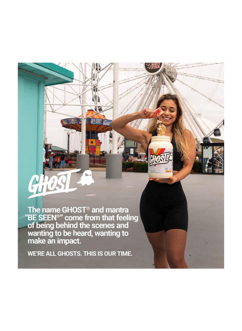 Ghost - Vegan Protein Powder, Chocolate Cereal Milk - 2.2lb, 20g of Protein - Plant-Based Pea & Organic Pumpkin Protein - ­Post Workout & Nutrition Shakes, Smoothies, & Baking - Soy & Gluten-Free - Image 1