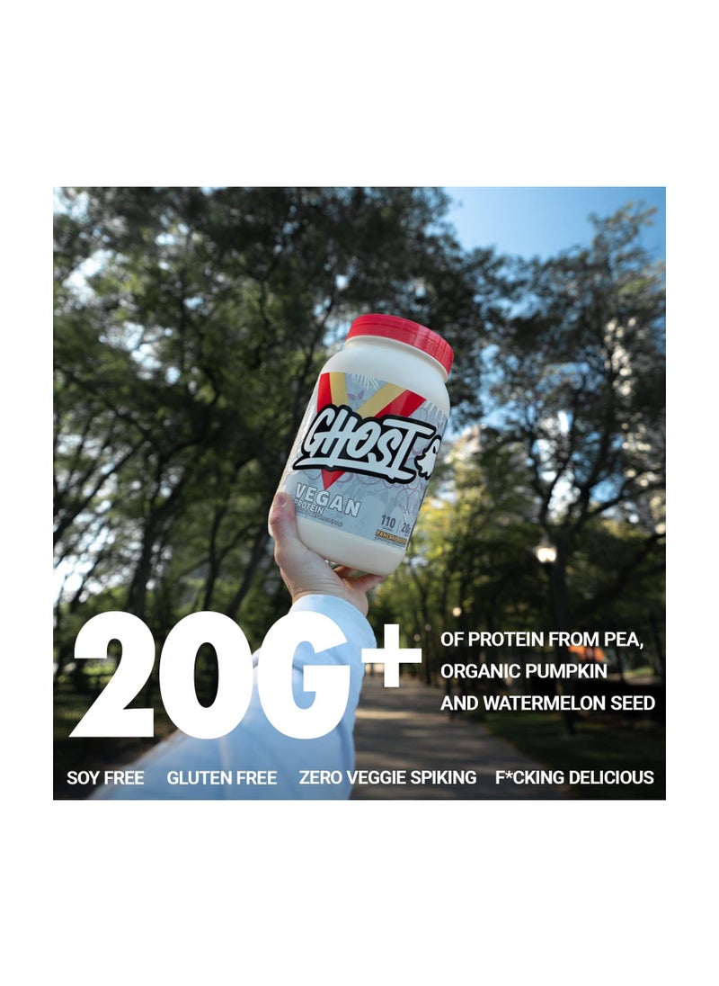 Ghost - Vegan Protein Powder, Chocolate Cereal Milk - 2.2lb, 20g of Protein - Plant-Based Pea & Organic Pumpkin Protein - ­Post Workout & Nutrition Shakes, Smoothies, & Baking - Soy & Gluten-Free - Image 1