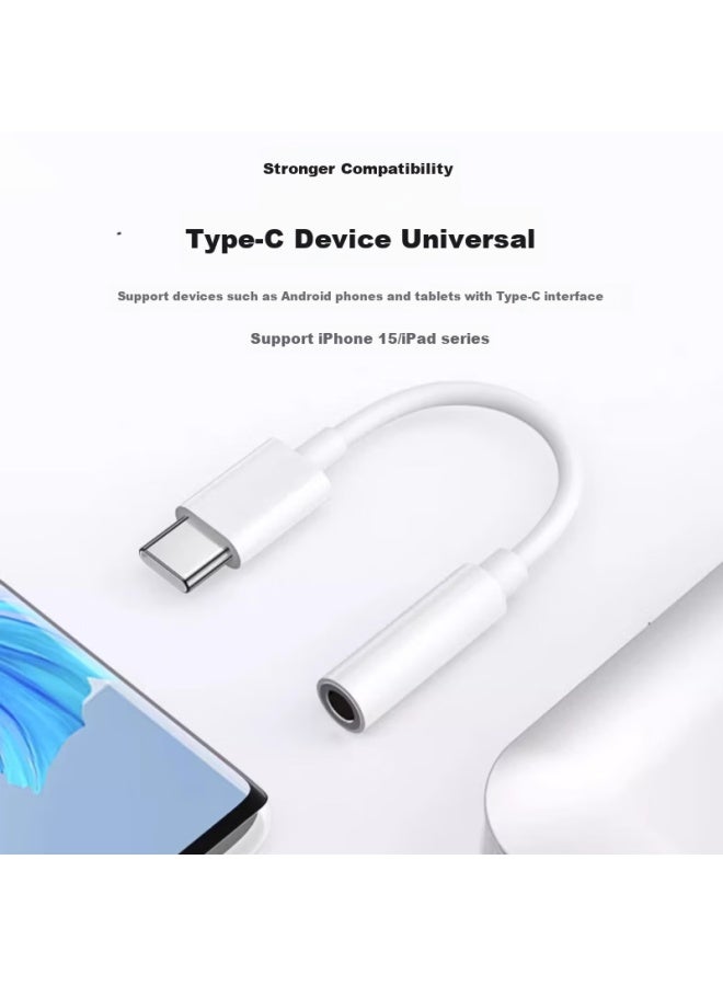Stiger Type-c Headphone Adapter Dac Decoder Compatible With Apple 15 Converter 3.5mm Digital Audio Cable For Iphone 15/16/ipad, Huawei Mate70, Xiaomi, Honor - Image 4