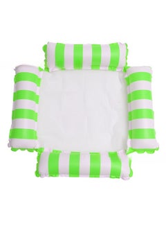 Anna Foldable PVC Backrest Swimming Float Bed - Four-Tube Inflatable Mesh Water Recreation Lounge Chair, Portable Relaxation Water Lounger  - Image 1
