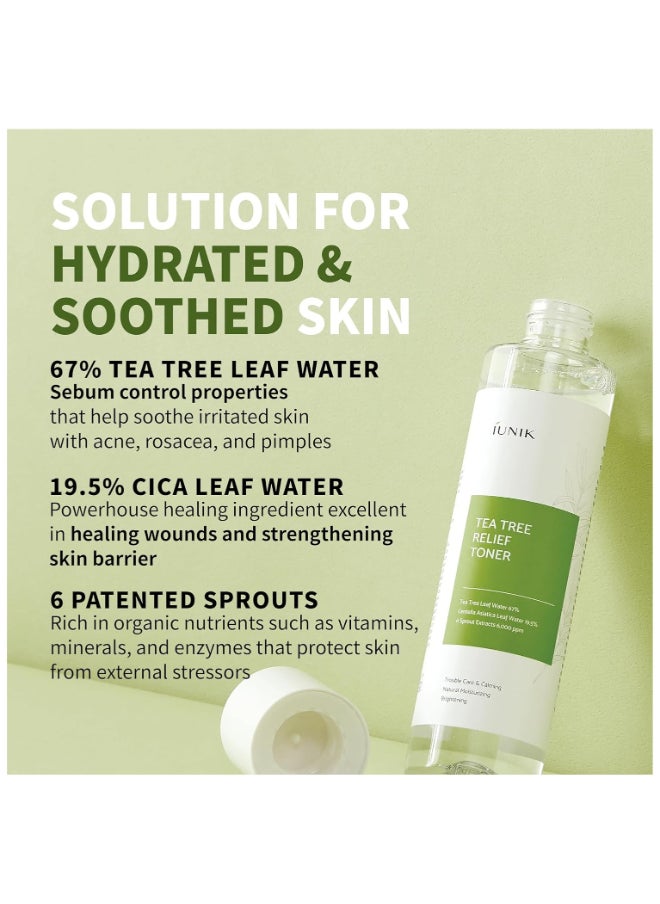 iUNIK Tea Tree Relief Toner - 200ml  - Image 2