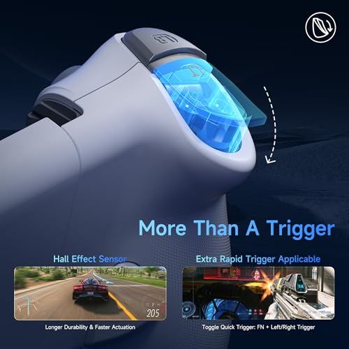 EasySMX M15 Mobile Gaming Controller for Android/iPhone 15 Series(USB-C),Android Controller with Hall Trigger/Joysticks,Phone Controller for Play Minecraft,COD - Image 5