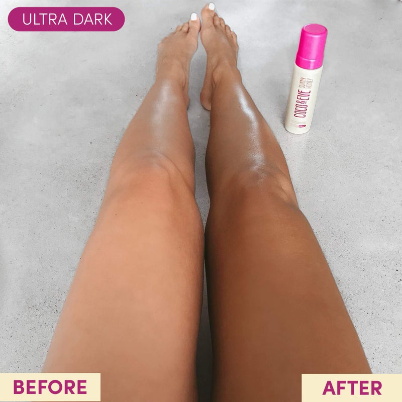 Coco & Eve Self Tanner Mousse Kit - All Natural| Sunless Instant Tanning Lotion with Bronzer & Mitt Applicator | Sunny Honey Bali Bronzing Kit (Ultra Dark) - Image 5