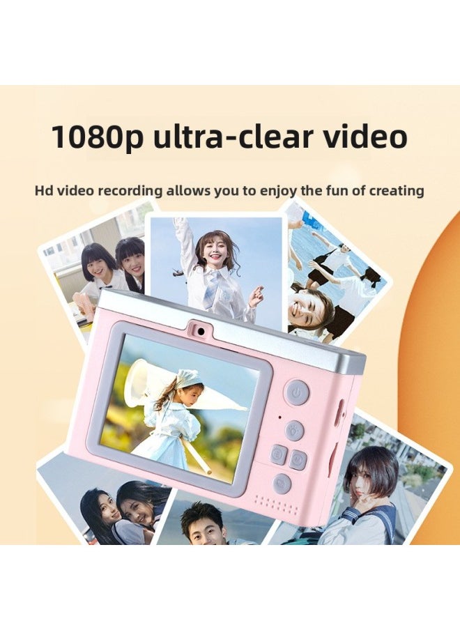 Generic HD Student Digital Camera Game Selfie Ultra-thin 50x Zoom Card Camera UK-Body Color:Silver  - Image 5