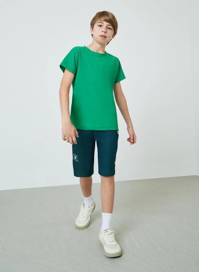 Styli Teens Cotton Sports Jersey Athleisure T-Shirt