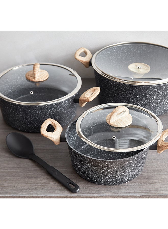 Home Box Nevada 11-Piece Forged Non-Stick Cookware Set 30x12.8x35 cm - Image 5