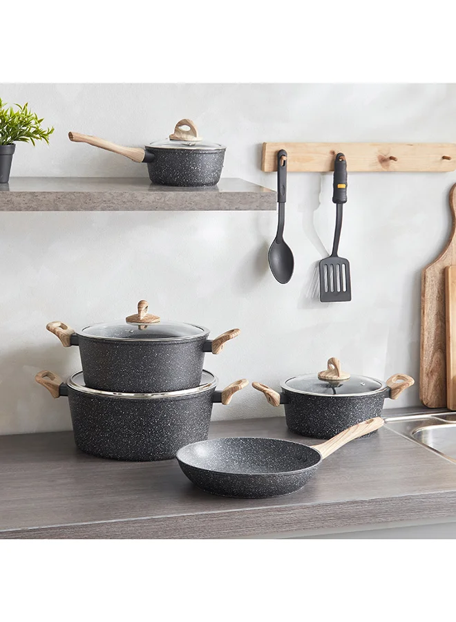 Home Box Nevada 11-Piece Forged Non-Stick Cookware Set 30x12.8x35 cm