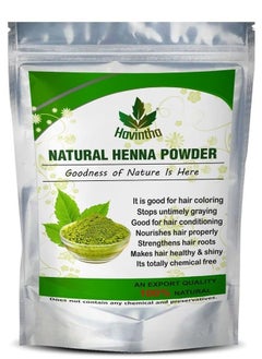 Havintha Natural Indigo Powder and Henna Powder Combo for Black Hair Colour (227g+227g) 