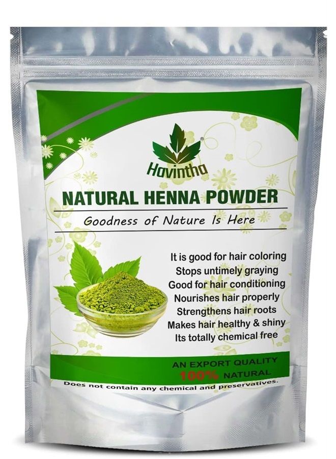 Natural Indigo Powder and Henna Powder Combo for Black Hair Colour (227g+227g)