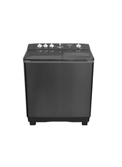 غسالة ملابس نصف أوتوماتيكية 12 كيلو مضخة أسود TVH-HM12TSP(BK)
