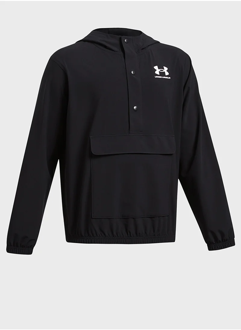 اندر ارمور Boys' Icon Woven Anorak