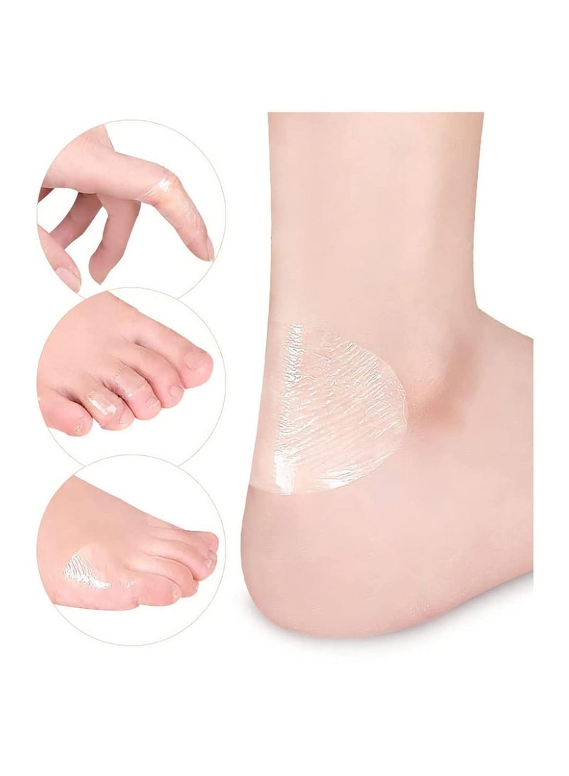 SYOSI Invisible Heel Protectors Shoe Sticker 100Pcs Anti wear Foot Care Protection Pad Ultra Thin Transparent Self Adhesive Heel Protect Sticker Protect Skin from Rubbing  Heel Anti Slips Blister - Image 5
