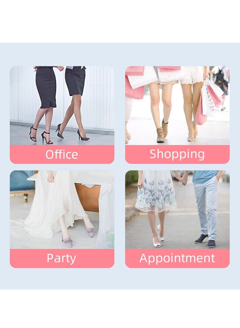 SYOSI Invisible Heel Protectors Shoe Sticker 100Pcs Anti wear Foot Care Protection Pad Ultra Thin Transparent Self Adhesive Heel Protect Sticker Protect Skin from Rubbing  Heel Anti Slips Blister - Image 3