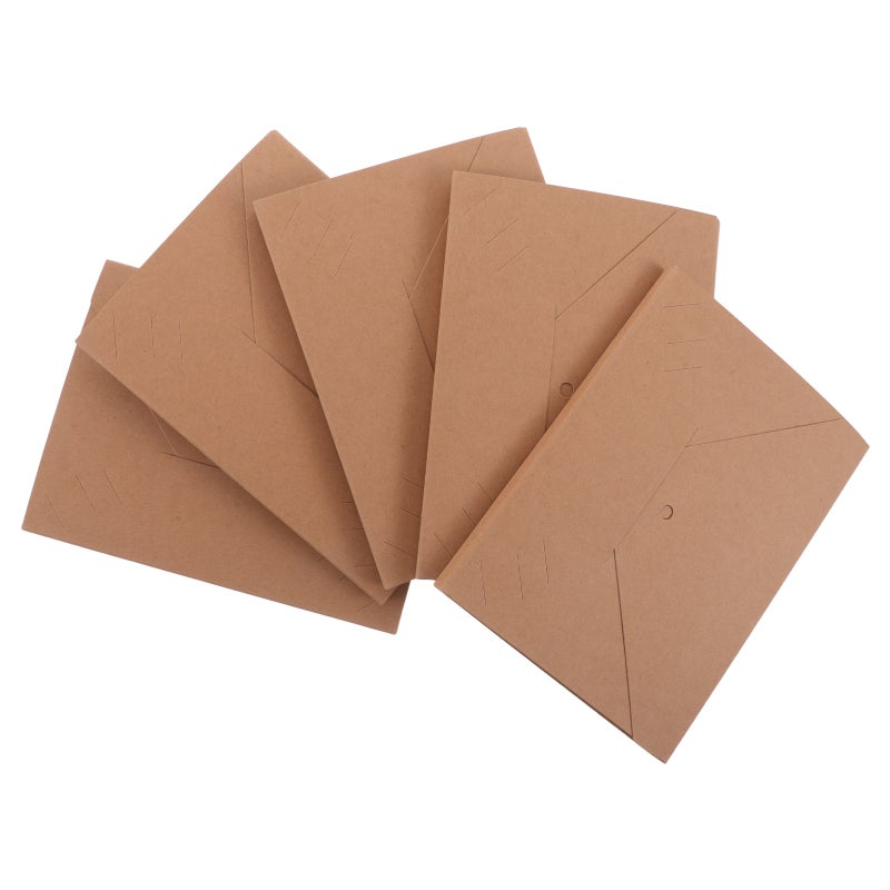 5pcs Accordion Photo Album Scrapbook: DIY Memory Book for Birthday Wedding Travel Adventure Graduation Family Event - Kraft Paper Foldable Album for Gifting - Image 1