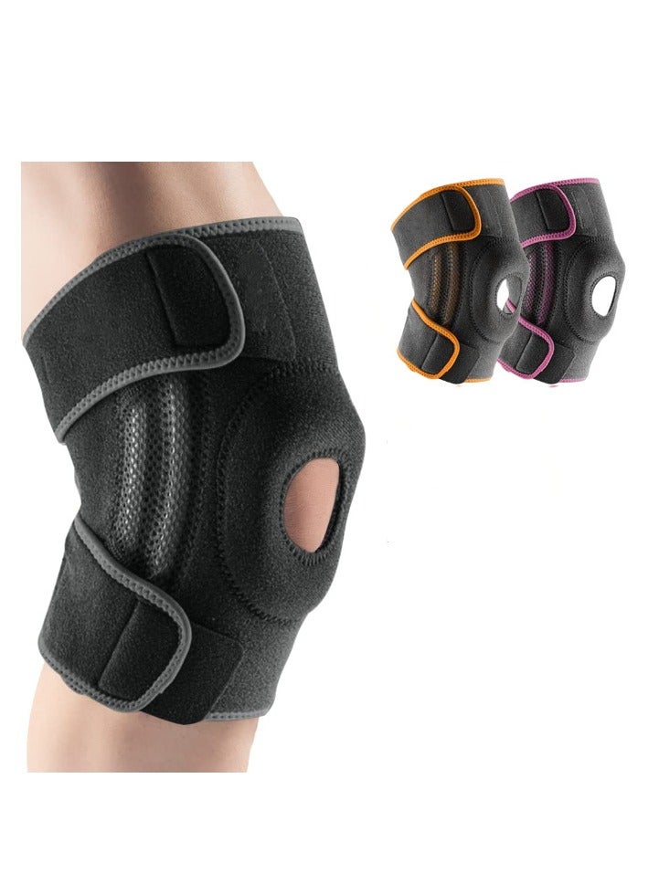 RATSAW Professional Knee Pad Knee Brace with Side Stabilizers and Patella Gel Pads Adjustable Compression Knee Support Braces for Knee Pain  - Image 1