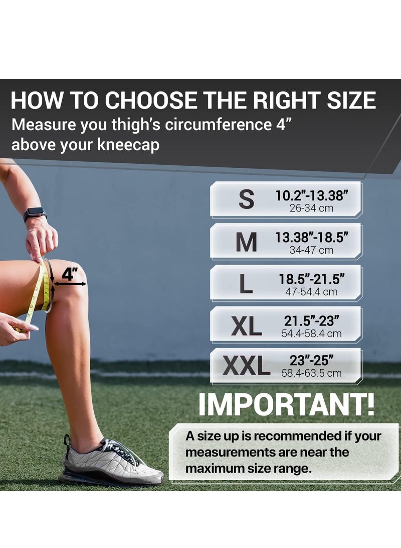 RATSAW Professional Knee Pad Knee Brace with Side Stabilizers and Patella Gel Pads Adjustable Compression Knee Support Braces for Knee Pain  - Image 4