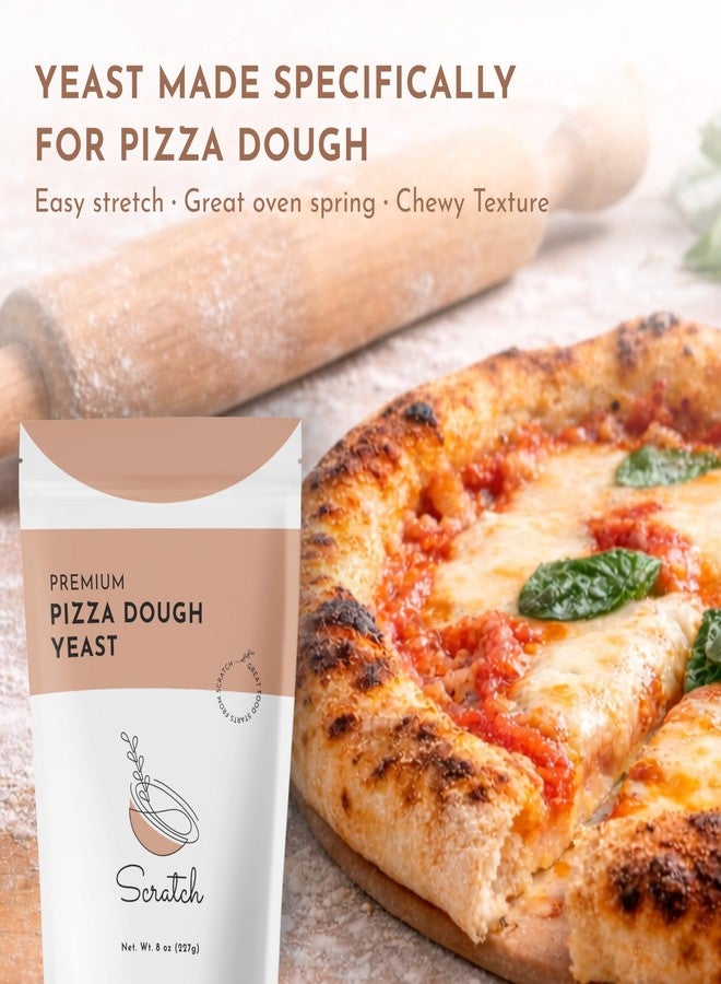 Scratch Title: Scratch Premium Pizza Dough Yeast – Instant Dry Yeast for Homemade Pizza, Neapolitan & Artisan Pizza Dough, Flatbread & Focaccia – Works in Bread Machines - (Pizza 8 oz) (1 Packet) - Image 2