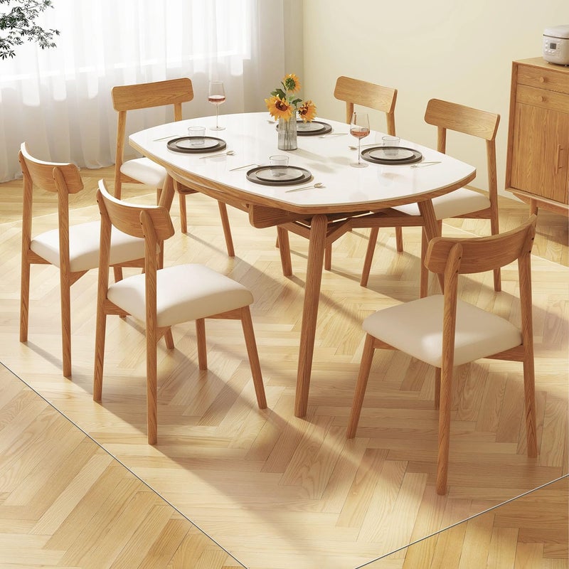 حصيرة أرضية شفافة للمنزل 46 كبيرة غير قابلة للانزلاق سجادة بلاستيكية تحت طاولة المطبخ متينة مقاومة للماء سجادة منطقة لحوادث الأطفال والكلاب واقي للأرضيات ضد الخدوش لغرفة المعيشة