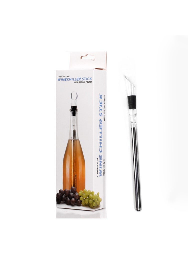 Generic Stainless Steel Wine Chiller Stick 3-in-1 Two-piece set 