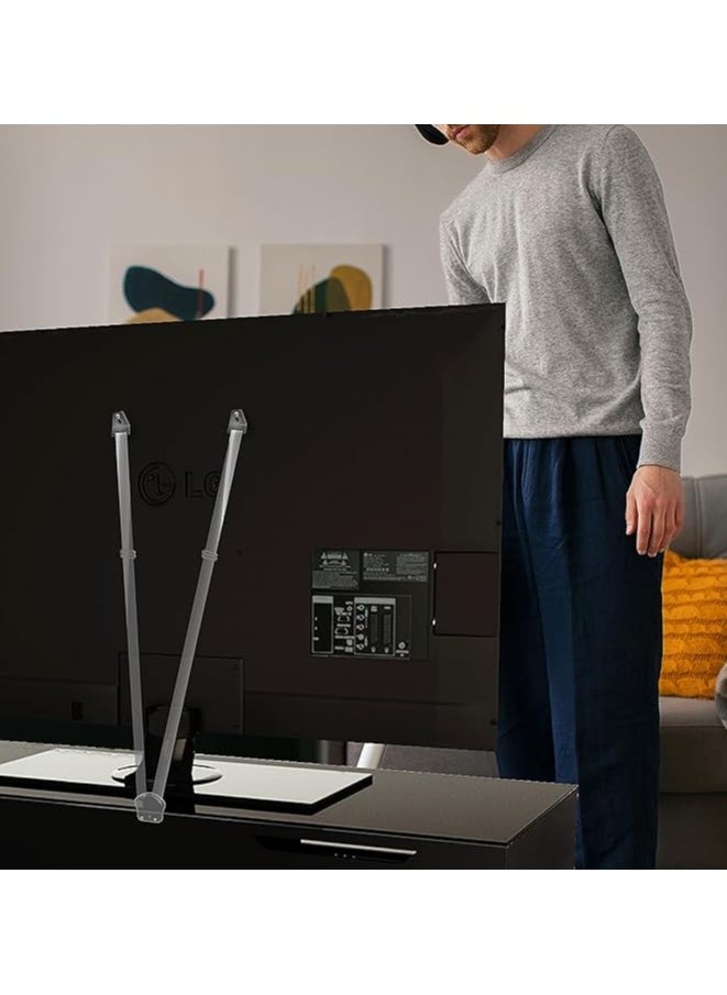 Witforms WITFORMS Anti-Tip TV Safety Straps, Wall Mount Straps or Furniture, Heavy Duty Adjustable to Fit All Screen Sizes, Protect Children from Screen Tippin  - Image 1