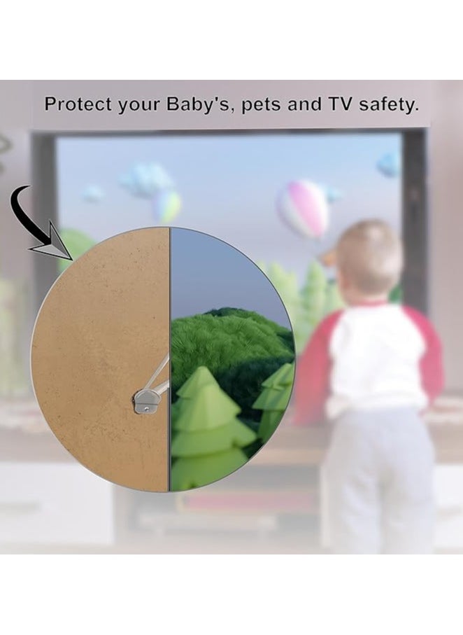Witforms WITFORMS Anti-Tip TV Safety Straps, Wall Mount Straps or Furniture, Heavy Duty Adjustable to Fit All Screen Sizes, Protect Children from Screen Tippin  - Image 2