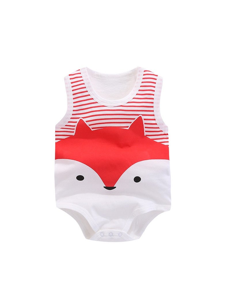 Loquat - Baby Summer Thin Triangle Bodysuit - Image 1