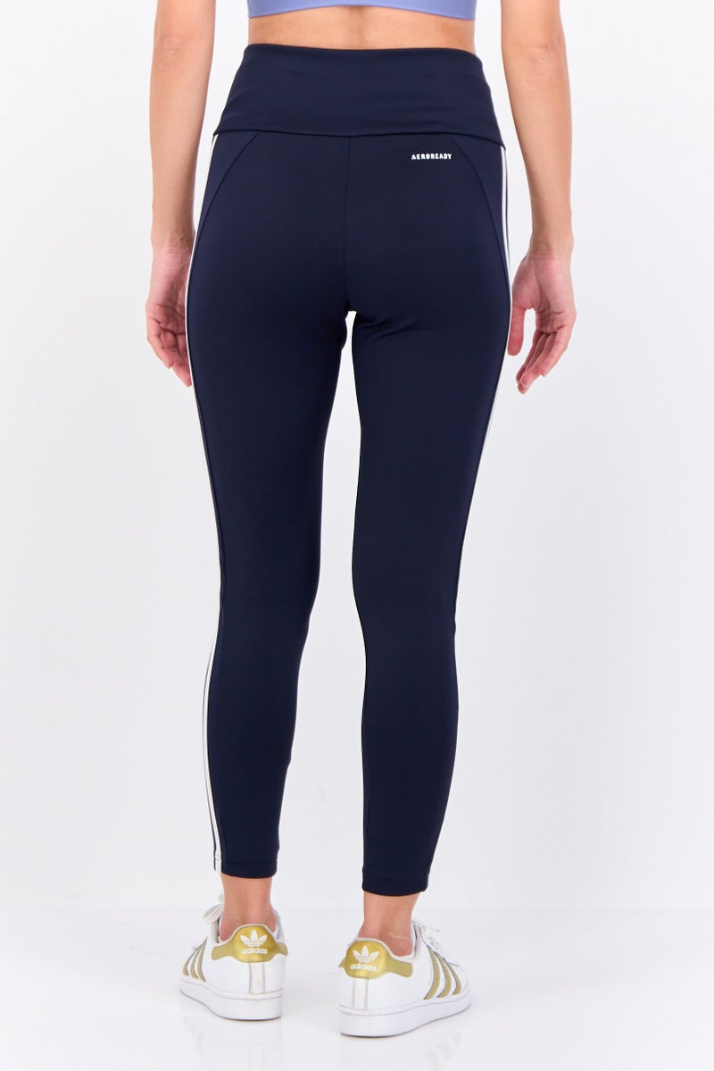 Adidas Women Sportswear Fit Training Leggings, Navy - Image 3