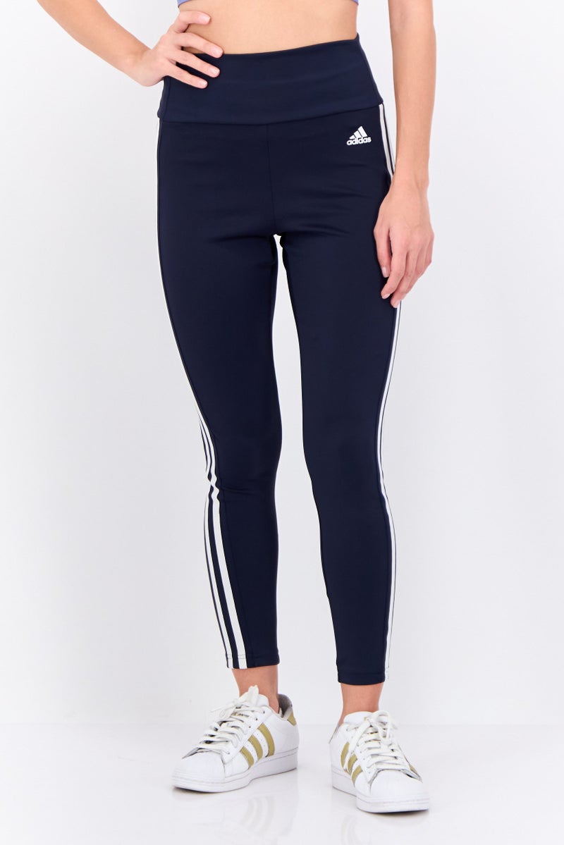 Adidas Women Sportswear Fit Training Leggings, Navy - Image 1