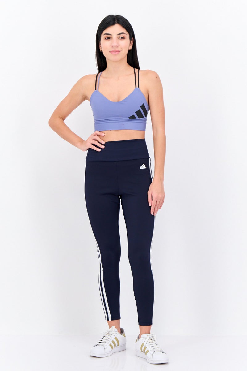 Adidas Women Sportswear Fit Training Leggings, Navy - Image 4