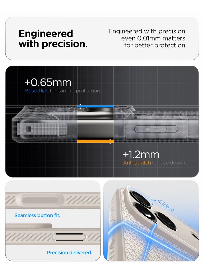 Spigen Liquid Air iPhone 17 Pro Max Case Cover (2025) - Natural Titanium - Image 5