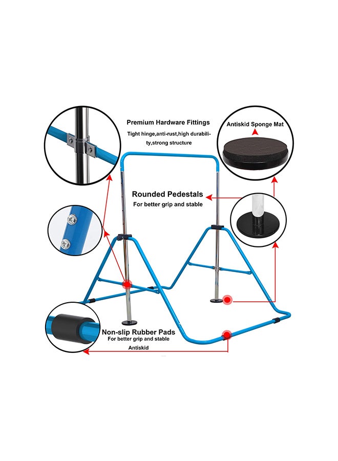 Max Strength أعمدة الجمباز القابلة للتعديل للتدريب للأطفال (عشوائي) - Image 3