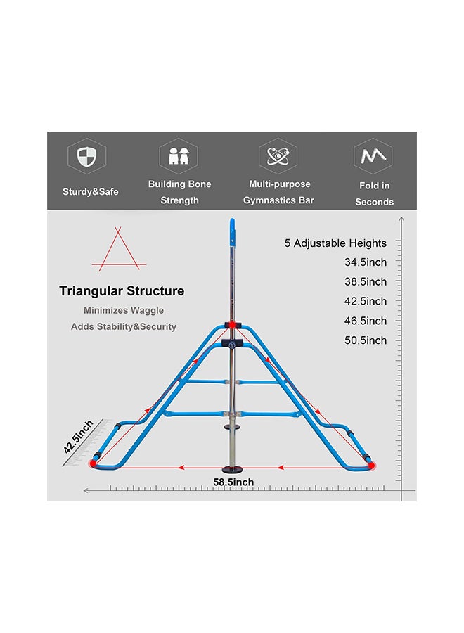 Max Strength أعمدة الجمباز القابلة للتعديل للتدريب للأطفال (عشوائي) - Image 4