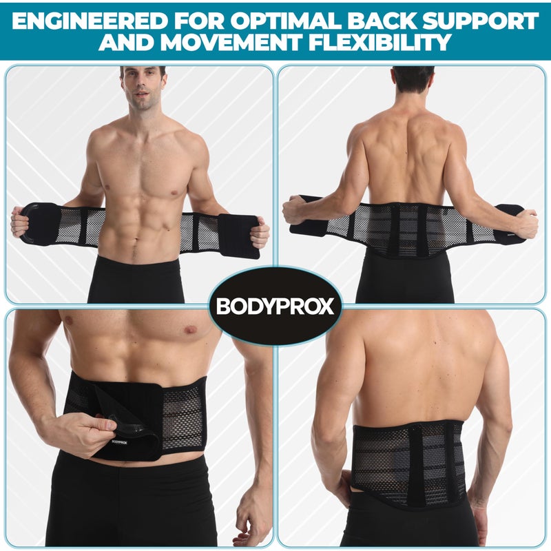 Bodyprox Breathable Back Brace, Back Support Brace for Men and Women. - Image 3
