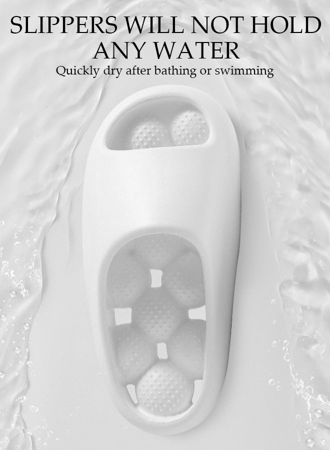 DUNISO Women's Bath slippers Quick Drying Slide Sandal with Thick Sole Non-Slip Soft Shower Slippers Open Toe Spa Bath Pool Gym House Sandals for Indoor & Outdoor - Image 3