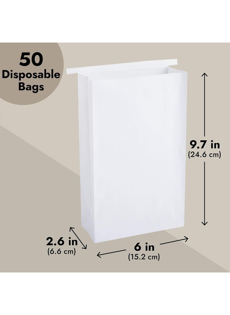 Juvale Juvale Paper Disposable Vomit Bags for Car Motion Sickness Barf Throw Up Puke  50 Pack  - Image 5