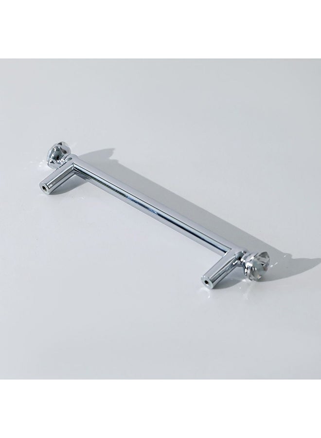 milano Milano Luna Crystal Cabinet Handle – Elegant Zinc Alloy Drawer Knob with Sparkling Design for Cabinets, Wardrobes, Dressers & Furniture Small Chrome  - Image 2