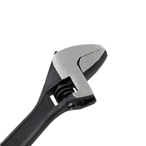 GENNEL 2.5 inch Mini Size Adjustable Wrench, 2.5" Black Tiny Spanner Nut Wrench Tool, Jaw Capacity 0~10mm - Image 4