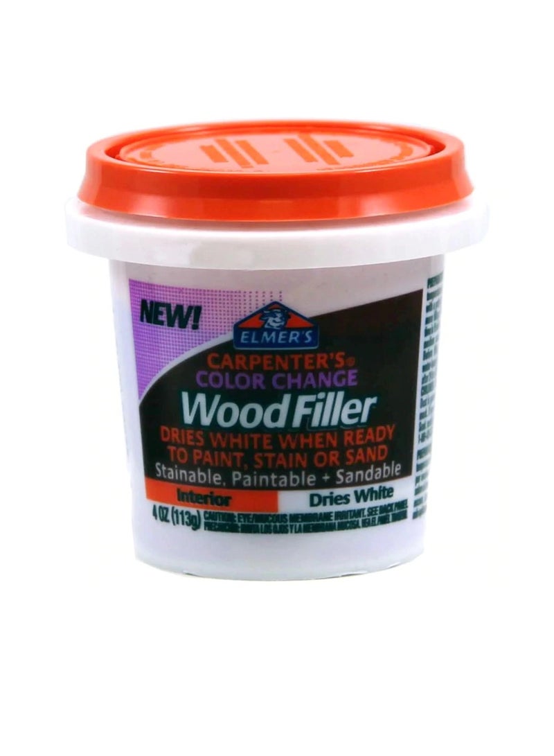 ELMER'S WOOD FILLER COLOR CHANGE WHITE 4OZ - Image 3