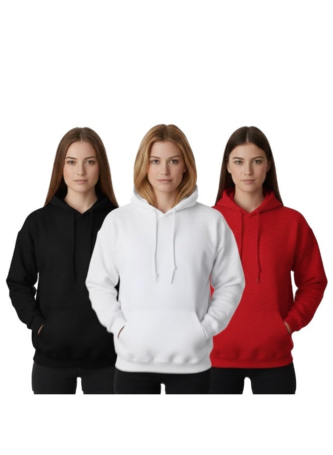 برينت شوب فور مي هودي نسائي - ملابس شتوية للنساء - هودي ناعم ودافئ للسيدات، هودي بأكمام طويلة للنساء، ملابس شتوية مريحة - Image 1