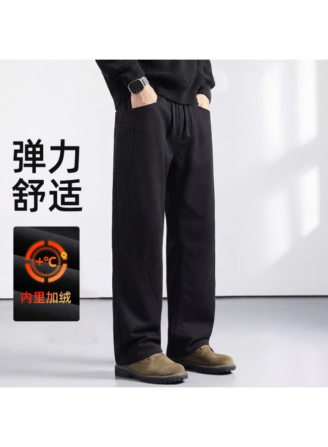 Fapai Winter Comfort Casual Pants Versatile Loose Fit Casual Trousers - Image 2